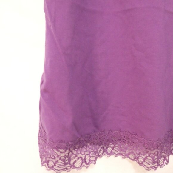 ANN TAYLOR PETITE Ann Taylor Petite SP Purple Lace Trim Cami Tank Top - NWT - Picture 7 of 15
